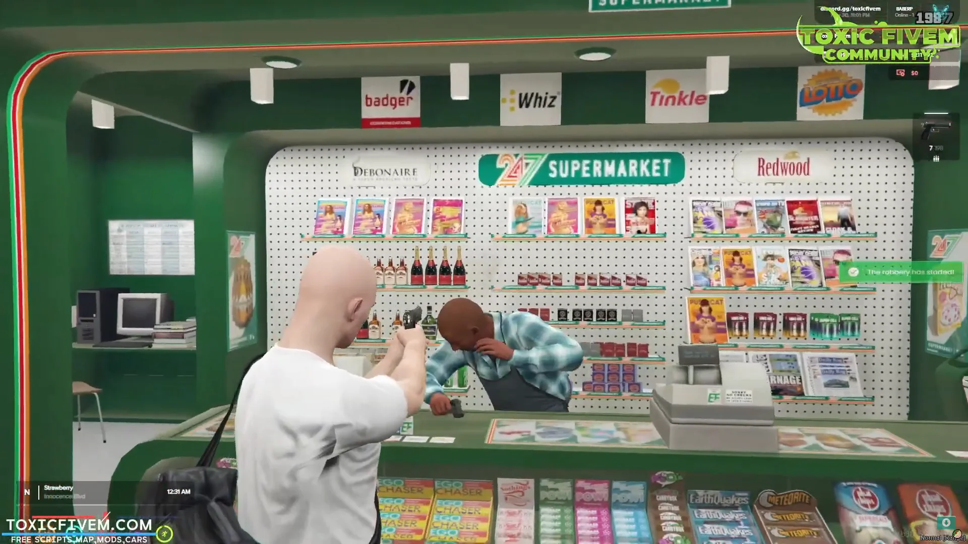 FiveM Shop Robbery Script + Map – Interactive QB-Core Store Heist