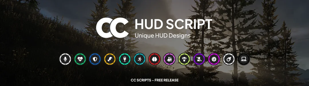 FiveM CC HUD – 9 Unique Designs & Realistic Vehicle Health Indicator