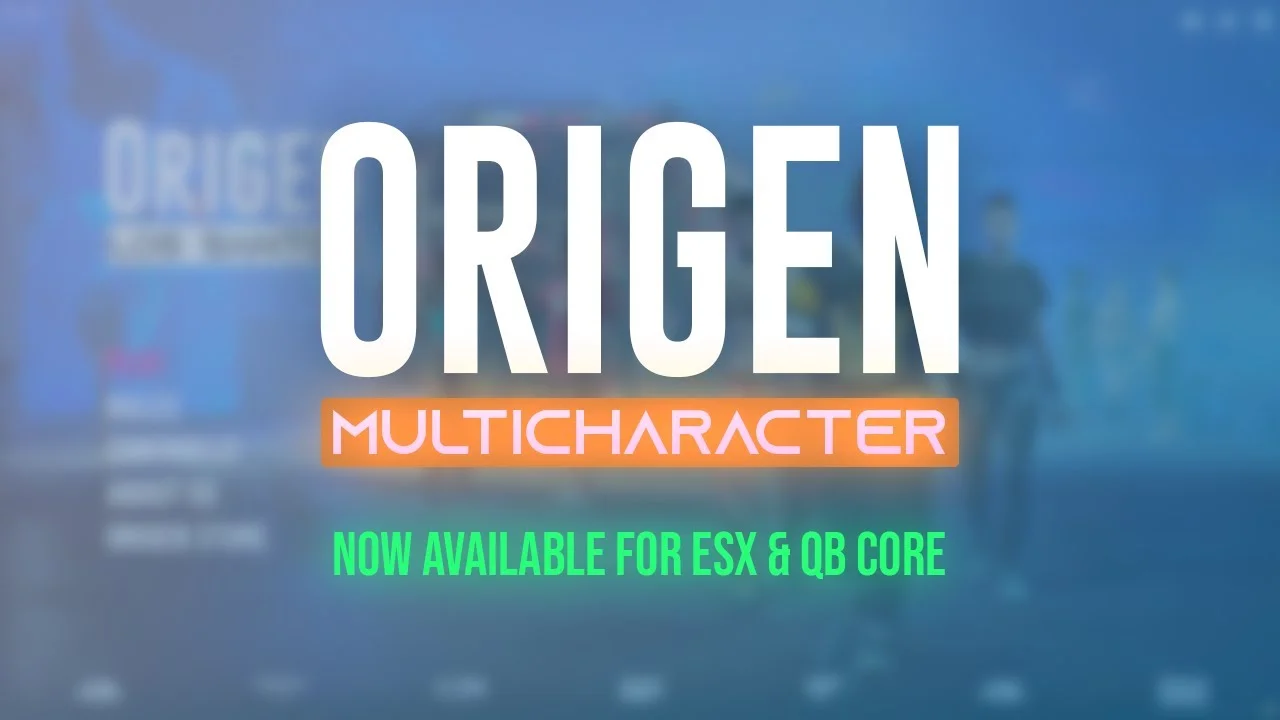 FiveM Origen MultiCharacter Script for QBCore